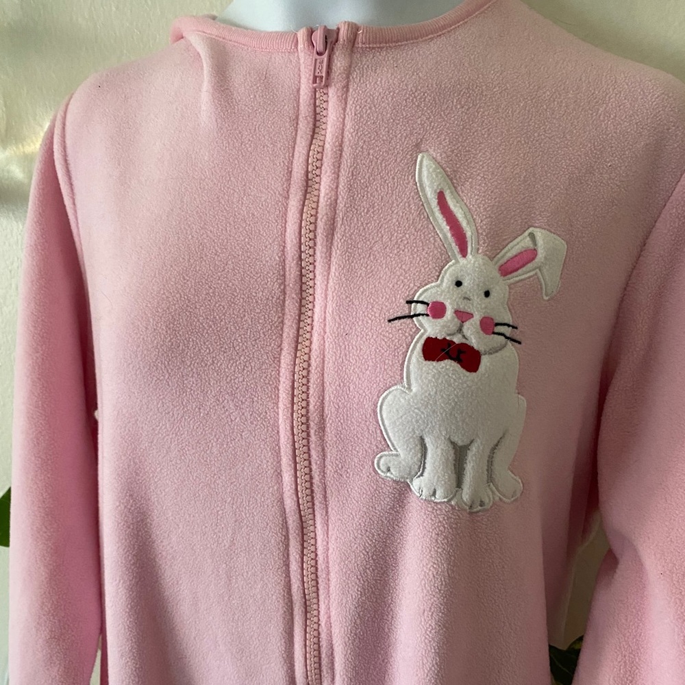Nick & Nora Sleepwear Pink Bunny Onesie